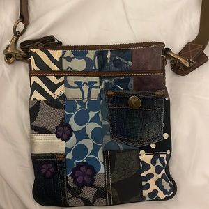 Coach purse - multi color